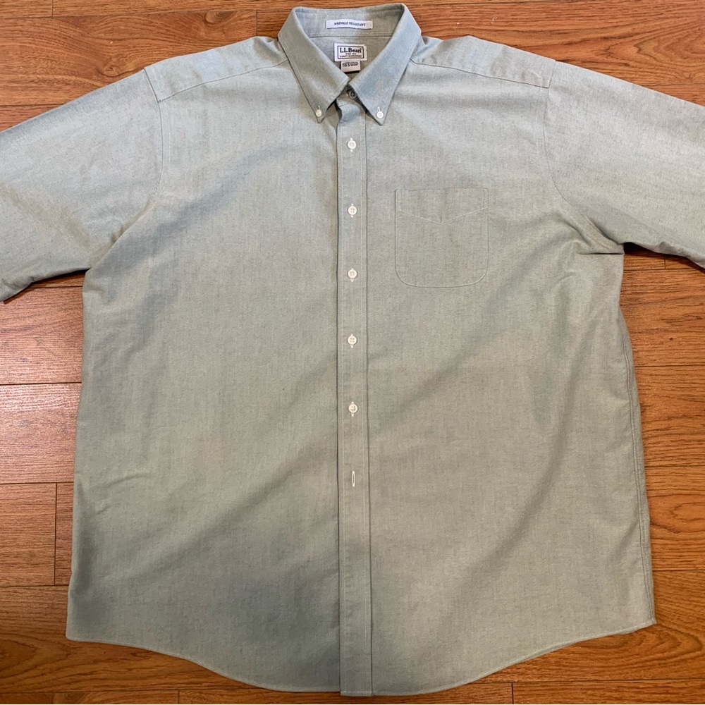 L.L. Bean Wrinkle Free Oxford Cloth Shirt